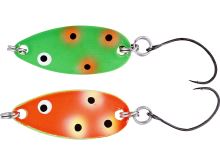 Westin Třpytka Fidusen Slim 3,3cm 3g Green/Orange Clown