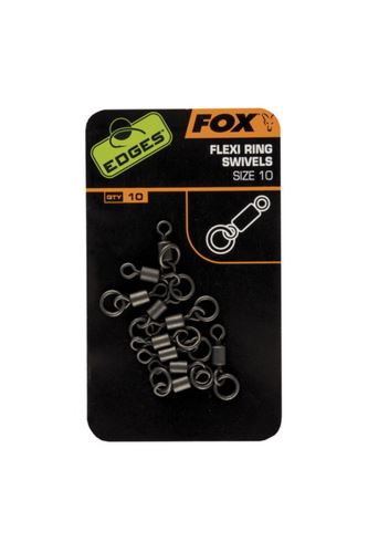 FOX Obratlík Flexi Ring Swivel Velikost 10 10ks