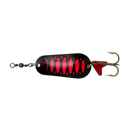 Effzett Třpytka Standard Spoon 3,2cm 6g Fluo Red/Black UV