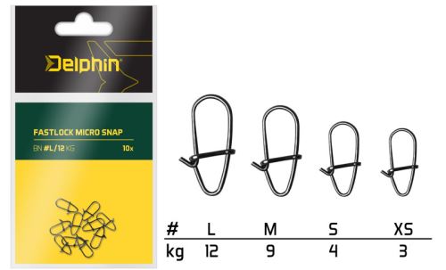 Delphin Karabinka Fastlock Micro Snap