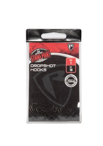 FOX Rage Háček Strike Point Drop Shot Hooks Velikost 1/0 10ks