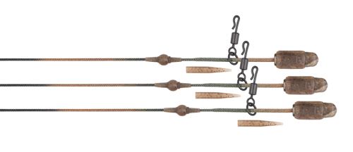 FOX Návazec Edges Camo Heli-Clip Rigs Leadcore 50lb 3ks