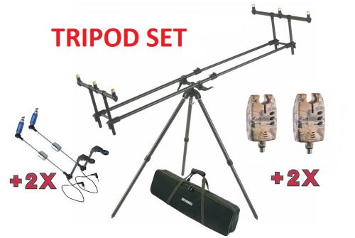 Mivardi Stojan Tripod Premium + 2x Sounder Easy Camo a 2x Swing Arm Easy ZDARMA