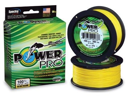 Shimano Šňůra PowerPro Braided Line Hi-Vis Yellow 135m