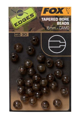 FOX Korálek Tapered Bore Bead Camo 6mm 30ks