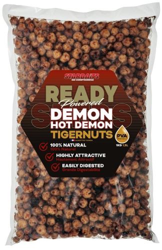 Starbaits Tygří ořech Ready Seeds Hot Demon Tigernuts 1kg