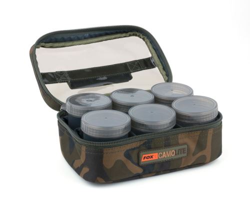 FOX Pouzdro Camolite Glug Pot Case + 8 Glug Pots