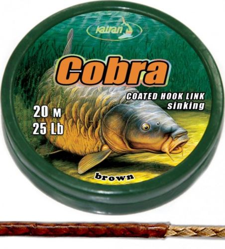 Katran Šňůrka Coated Braided Hook Link Cobra 20m