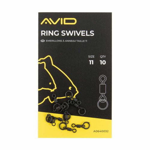 AVID Obratlík Ring Swivels Velikost 11 10ks