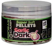 Sensas Pelety Super Soft Garlic Dark 60g 6mm