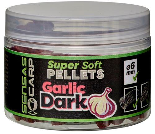 Sensas Pelety Super Soft Garlic Dark 60g 6mm