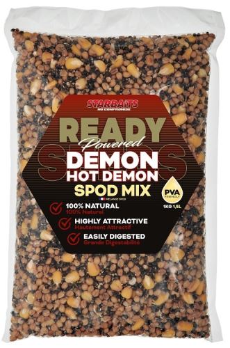 Starbaits Partikl Ready Seeds Hot Demon Spod Mix 1kg