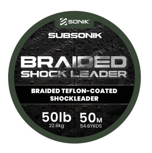 Sonik Šňůrka Braided Shock Leader 50m 50lb