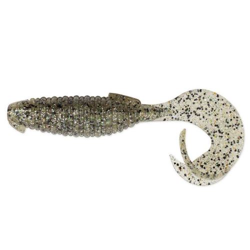 Keitech Gumová nástraha Flapper Grub 4" 10,2cm 6,5g Silver Shad 7ks