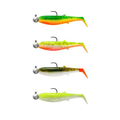 Savage Gear Gumová nástraha Cannibal Shad 12,5cm 20g Dark Water Mix 4ks