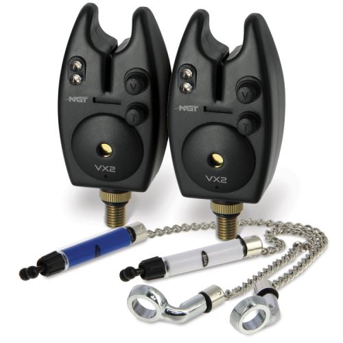 NGT Hlásič Bite Alarm VX2 2ks + Řetízkový swinger 2ks