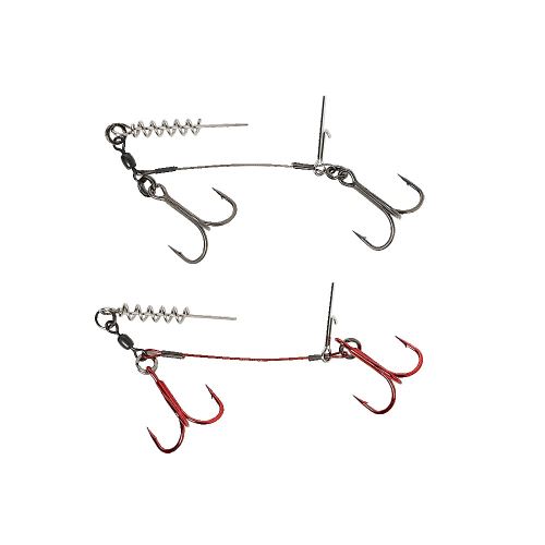 Savage Gear Návazec Carbon49 Corkscrew Stinger 2x