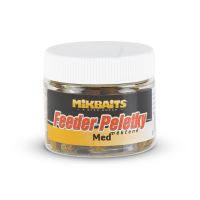 Mikbaits Měkčené feeder peletky Med 50ml