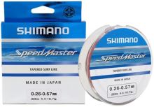 Shimano Ujímaný vlasec Line Speedmaster Surf Taper ld 10x15mClear