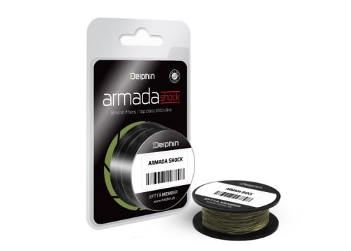 Delphin Šňůrka Armada Shock Zelená 40m