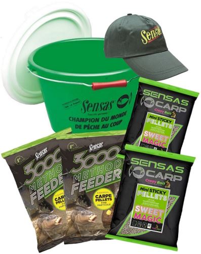 Sensas Akční kbelík 3000 Method Feeder Pellets (feeder pelety)