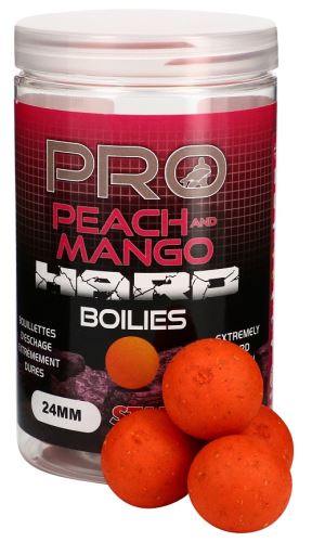 Starbaits Hard Boilies Pro Peach & Mango 200g 24mm