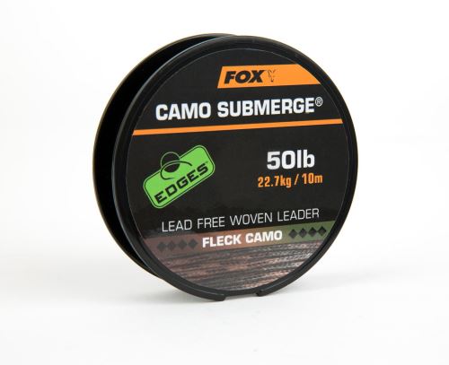 FOX Šňůrka Camo Submerge Lead Free Leaders 10m Fleck Camo