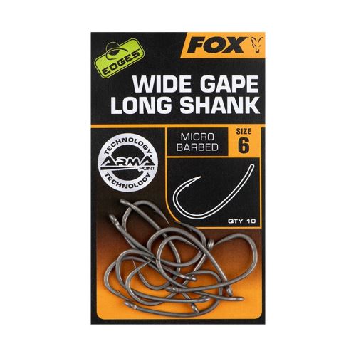 FOX Háček Edges Armapoint Super Wide Gape Long Shank